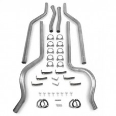 1969-1972 Chevy Blazer-GMC Jimmy, Suburban Hooker Header Back Dual Exhaust System Without Mufflers,  2WD-Small Block