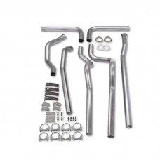 1988-1995 Chevy-GMC Truck Hooker Header Back Dual Exhaust System Without Mufflers,  2WD-Small Block
