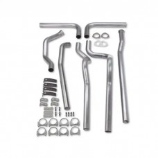1992-1995 Chevy Blazer-GMC Jimmy Hooker Header Back Dual Exhaust System Without Mufflers,  2WD-Small Block