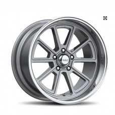 Chevy-GMC Truck American Racing Draft Wheel, Vintage Silver With Diamond Cut Lip, 5x5 Bolt Pattern, 18"
