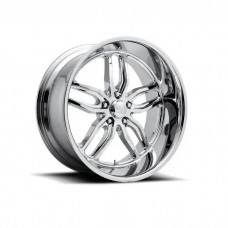 Chevy-GMC Truck US Mags U127 C-Ten Wheel, 5x5 Bolt Pattern, 1mm Offset,  Chrome, 22"