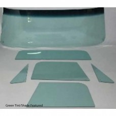 1976-1980 Chevy-GMC Truck Glass Kit-Large Rear Glass, OE Tinted/Shaded Windshield, Grey Tint Glass