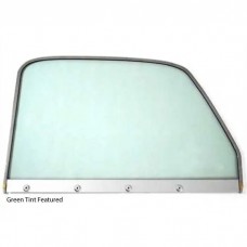 Door Glass, Assembled-Chrome Frame, Clear LH 47-50