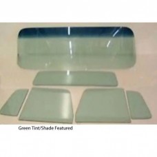 1955-1959 Chevy-GMC Truck Glass Kit, Small Back Glass-Grey Tint With Shade Band