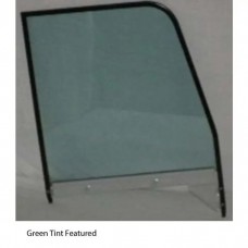 1955-1959 Chevy-GMC Truck Door Glass Assembly With Black Frame-Grey Tinted Glass, Left
