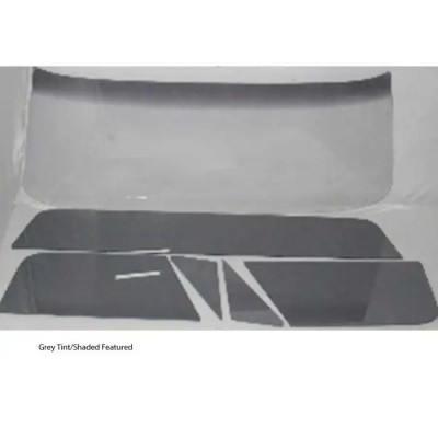 1967 Chevy-GMC Truck Glass Kit, Deluxe/Large Back Glass-Clear