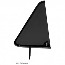 1964-1966 Chevy-GMC Truck Vent Window With Black Frame, Grey Tint-Left