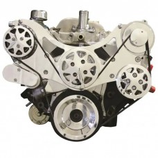 Front Drive System, Big Block Chevy, Polished, w/ AC and Power Steering
)