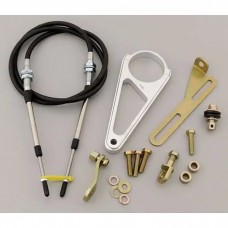 El Camino Shift Cable Linkage, Automatic Transmission, 2-1/4" Aftermarket Steering Column, 72" Long, Lokar, 1964-72