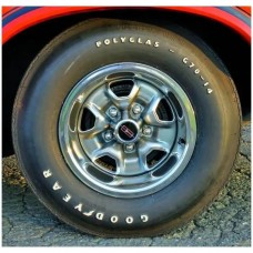 Tire - G70 x 14" - Raised White Letters - Goodyear Custom Wide Tread