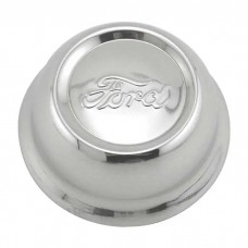 Model A Ford Hub Cap - Stainless Steel - Ford Script - Fits2-5/8 Rim Opening - Reproduction