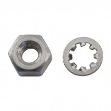 Model A Ford Zenith Carburetor Choke Shaft Nut - And Washer