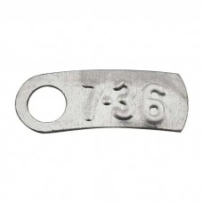 Model A Ford AA Truck Rear Axle Housing Tag - Stamped 7-36 In Raised Letters As Original - For 5.14 Ratio High Speed Rear Ends