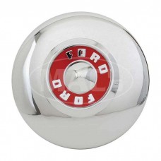 Hub Cap/ Red Lettering/ 1955 T-bird & Ford
