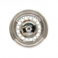 1956 Ford Thunderbird Wire Wheel Cover Set, Set Of 5, White Painted Accents