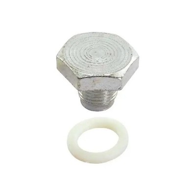 Oil Pan Drain Plug With Nylon Washer