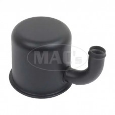 1964-1966 Mustang Reproduction Push-On Type Oil Filler Breather Cap with Up-Turned Spout and Black Finish, 260/289 V8