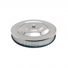 Air Cleaner - Chrome Top With Blue Painted Base