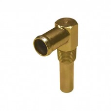 1965-1970 Ford And Mercury Heater Hose Elbow, Gold Zinc