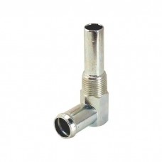 1965-1970 Ford And Mercury Heater Hose Elbow, Silver Zinc
