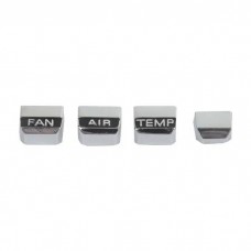 1967 Mustang A/C Control Knob Set, 4 Pieces