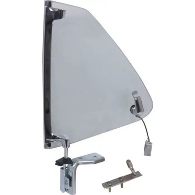 1969-1970 Mustang Fastback Clear Quarter Window Assembly, Right