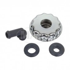 1970-1973 Mustang Chrome Autolite Twist-On Type Oil Filler Breather Cap, 250 6-Cylinder and 302/351W/351C/429 V8