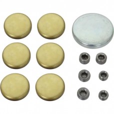 Soft Plug Set - Brass - 429 & 460 V8 - Mercury Only