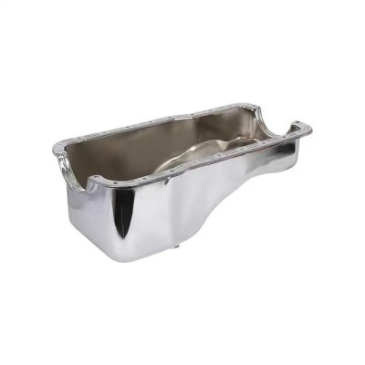 Oil Pan/ Chrome/ Includes Plug & Plug Gasket