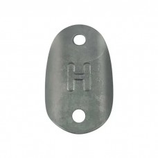 Model T Ford Wood Wheel Felloe Plate - Stamped With An H Imprint