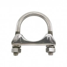 Model T Ford Muffler Clamp - Stainless Steel - For All Except Original Cast Iron End Muffler