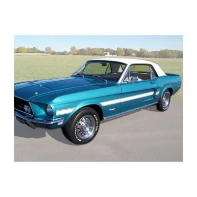 1967-1968 Mustang Hardtop Quarter Window Glass, Left