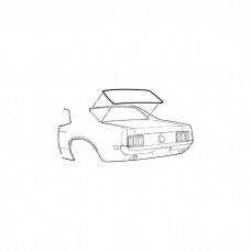 1969-1970 Mustang Hardtop Rear Window Glass