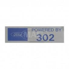 Powered By 302 Valve Cover Decals - Pair