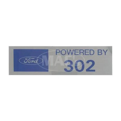 Powered By 302 Valve Cover Decals - Pair