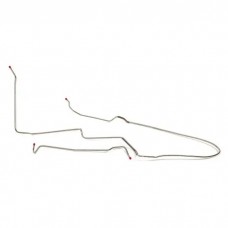 Fuel Tank To Pump Line, 3/8", 1 Piece, Stainless Steel, Convertible, Fairlane, Torino, 1968-1969