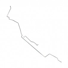 Mercury Montego 1/4" Fuel Return Line, Front To Rear, OE Steel, 2-Piece, 1974