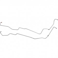 Torino FMX Transmission Cooler Line, Small Block V8, OE Steel, 2-Piece, 1974