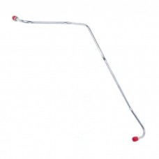 Galaxie Fuel Pump To Carburetor Lines, 390 V8 4-Barrel, 2-Piece Stainless Steel, 1964