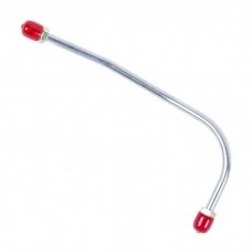 Galaxie Fuel Pump To Carburetor Line, 260/289 V8, Rear Of Distributor, Stainless Steel, 1964-1965