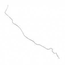 Galaxie Front To Rear Fuel Line, 5/16" OEM Steel, 1963-1964