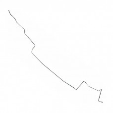 1965-1966 Mustang 5/16" Stainless Steel Front to Rear Fuel Line, 170/200 6-Cylinder