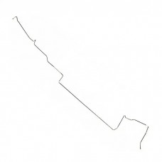 1965-1966 Mustang 5/16" Stainless Steel Front to Rear Fuel Line, 260/289 V8