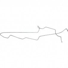 1965-1966 Mustang 3/8" OEM Steel Front to Rear Fuel Line, 260/289 V8
