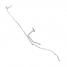 1971-1973 Mustang 3/8" Stainless Steel Front to Rear Fuel Line, All Engines