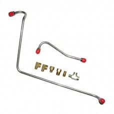 1968-1970 Mustang Stainless Steel Fuel Pump to Carburetor Line, 302/351 V8 with 2-Barrel Carburetor