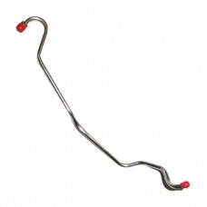 Fuel Pump To Carburetor Line, 429 Cobra Jet V8 With Spread-Bore 4-Barrel, OEM Steel, 1970-1973