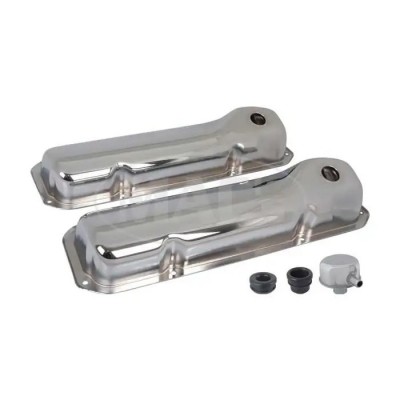 Valve Covers,Chrome,V8,W/Oil Cap,W/Tube