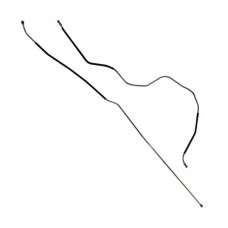 1955-1957 Ford Thunderbird Front To Rear Fuel Line, 2-Piece, 5/16" OEM Steel