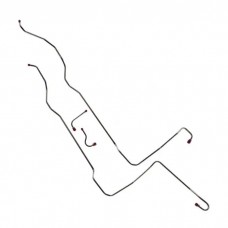 1964-1966 Ford Thunderbird FMX Transmission Cooler Lines, 4-Piece Stainless Steel